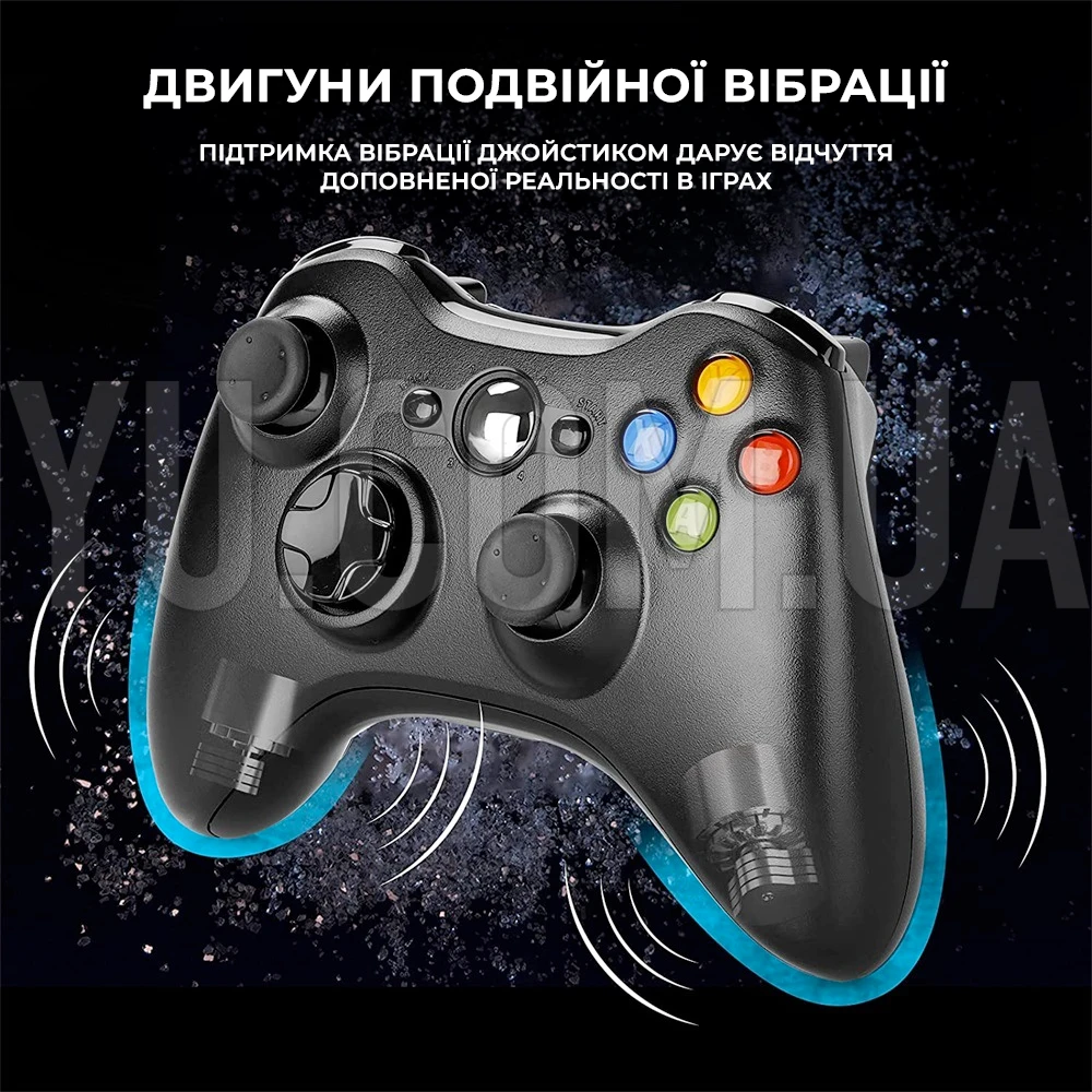 Бездротовий геймпад XBOX 360 Wireless Controller ігровий джойстик для PC